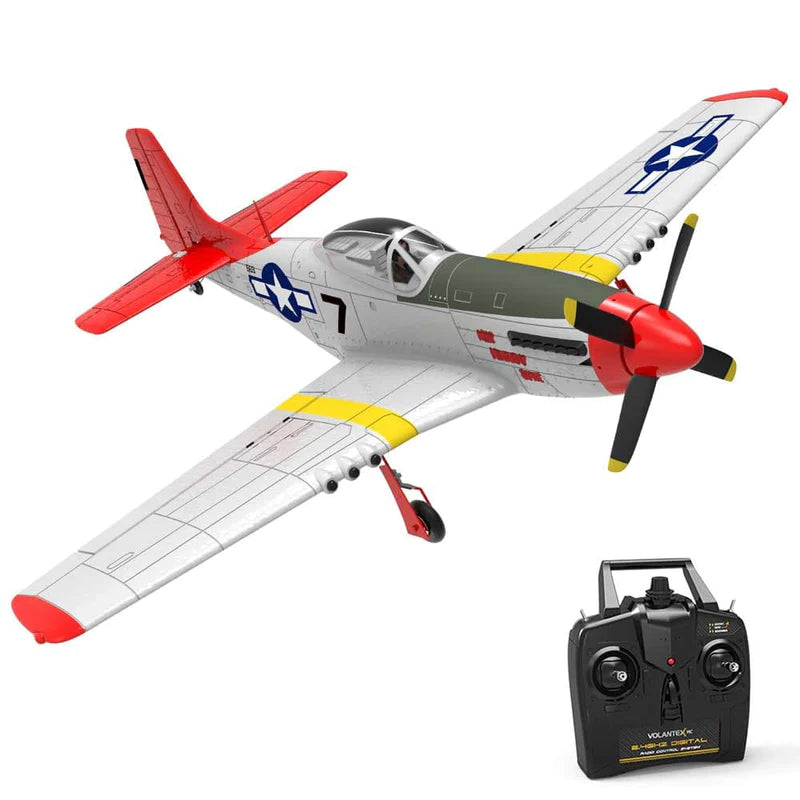 P51D Mustang 750MM Experto RC Warbird-2,4G Control Remoto