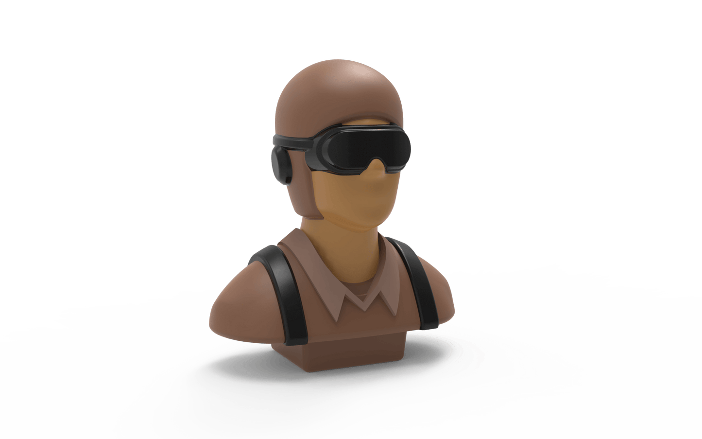 Figura de piloto VolantexRC Spitfire 500 mm – busto de cabina 3D