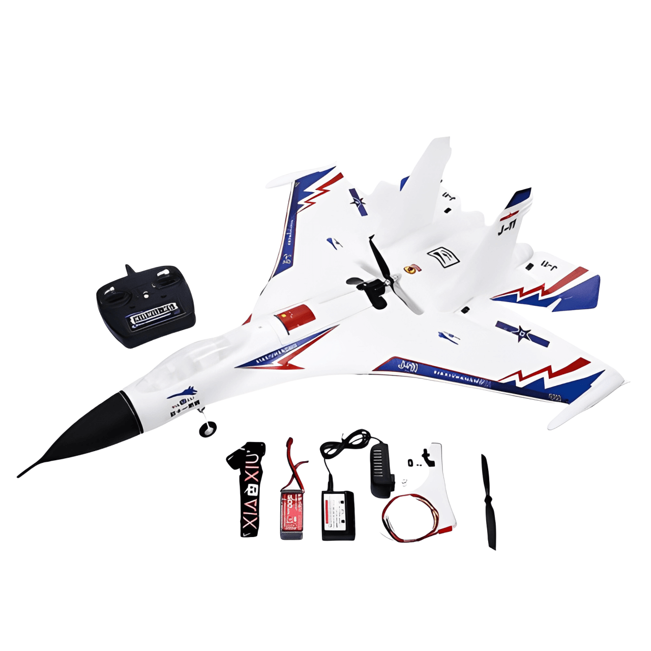 RC Foam J11 Fighter Plane with GPS 2.4G 6Ch 2000m Range Smart Balance Glider Toy