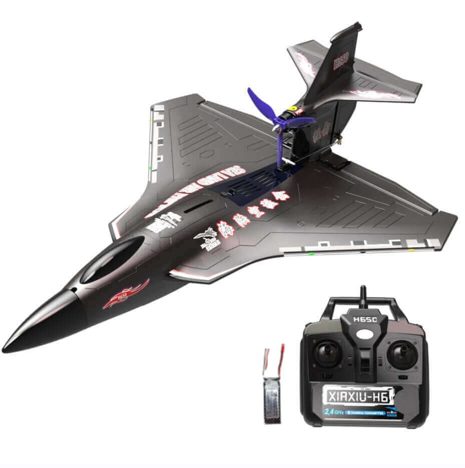 Raptor Tri-Mode RC Aircraft 3 in 1 Land, Water, and Air in black with one battery - Kidstoylover