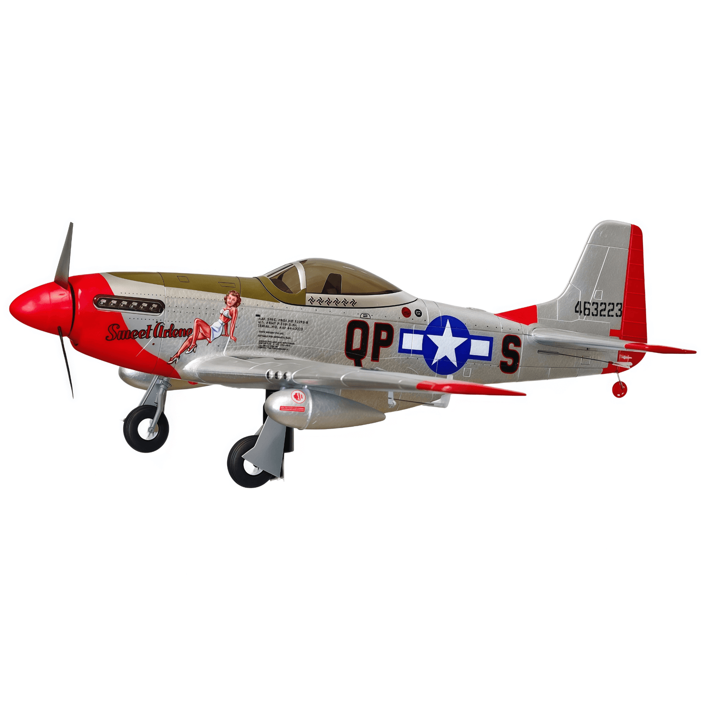 MOFLY P-51D 690mm Brushless RC Warbird, Optional FPV Camera & Phone Mount | KIDS TOY LOVER