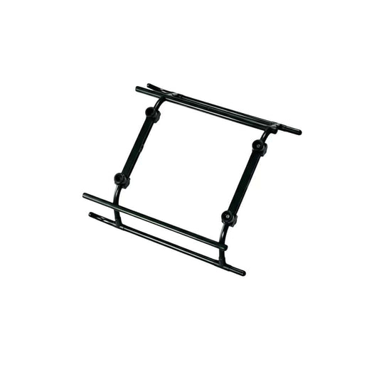 Black replacement landing gear skids for RC ERA C190 brushless RC helicopter.