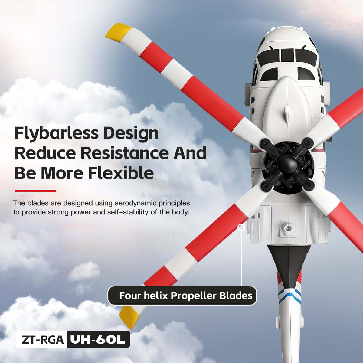 WLtoys XK K270 UH-60L Black Hawk 4CH Brushless RC Helicopter Altitude Hold