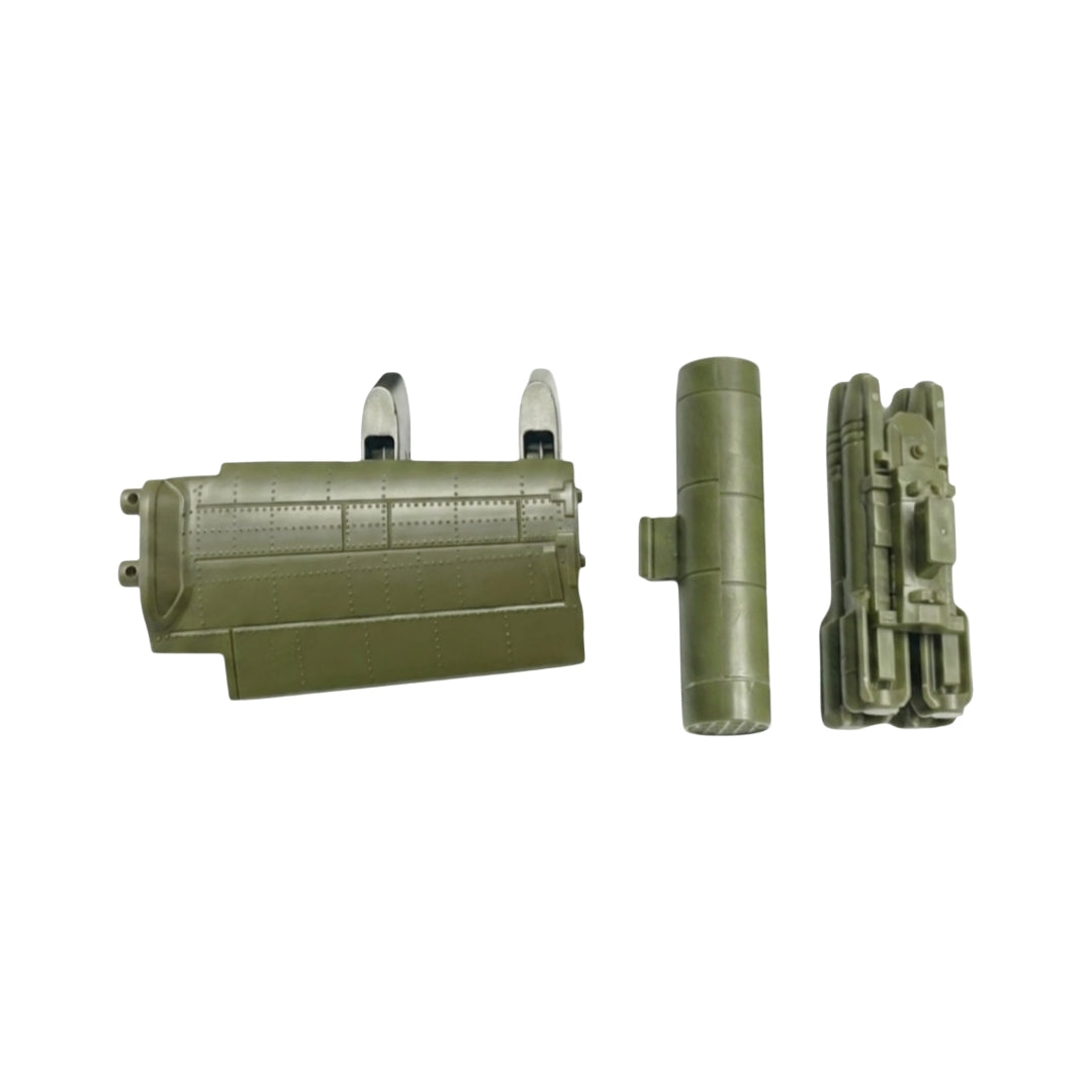 Set Ali con Razzi e Missili RC ERA C170 per Elicottero Apache (Sinistra/Destra/Verde Militare/Grigio Scuro)