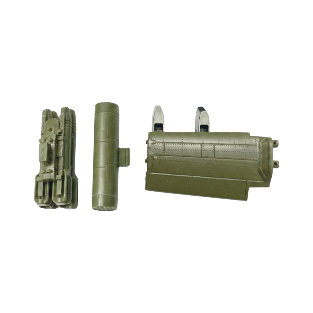 Set Ali con Razzi e Missili RC ERA C170 per Elicottero Apache (Sinistra/Destra/Verde Militare/Grigio Scuro)