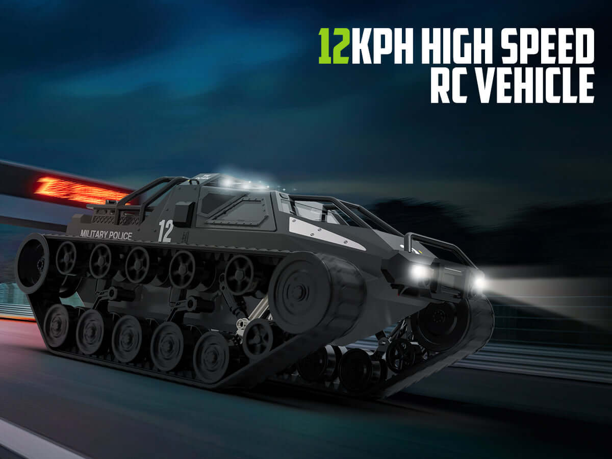1:12 Scale High Speed All Terrain RC Tank | KIDS TOY LOVER