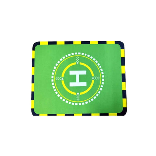 Double-sided high-visibility portable landing pad for WLtoys XK K270 Black Hawk.