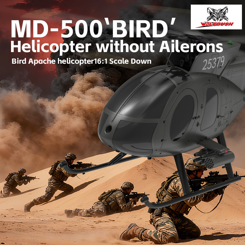 F119S MD500 16:1 Scale GPS Brushless RC Helicopter