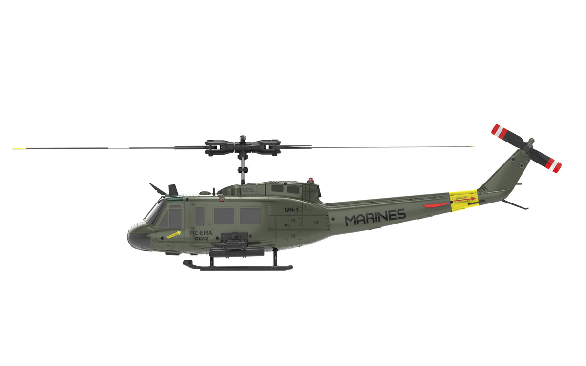 Ssccgym Hélicoptère télécommandé UH-1 315 mm pour adultes Expert 6CH C032 RC Hélicoptère Maintien de l'altitude Moteur sans balais/Positionnement du flux optique/Volée à l'envers 3D Rolling RTF Ssccgym Hélicoptère télécommandé UH-1 315 mm pour adultes Expert 6CH C032 RC Hélicoptère Maintien de l'altitude Moteur sans balais/Positionnement du flux optique/Volée à l'envers 3D Rolling RTF