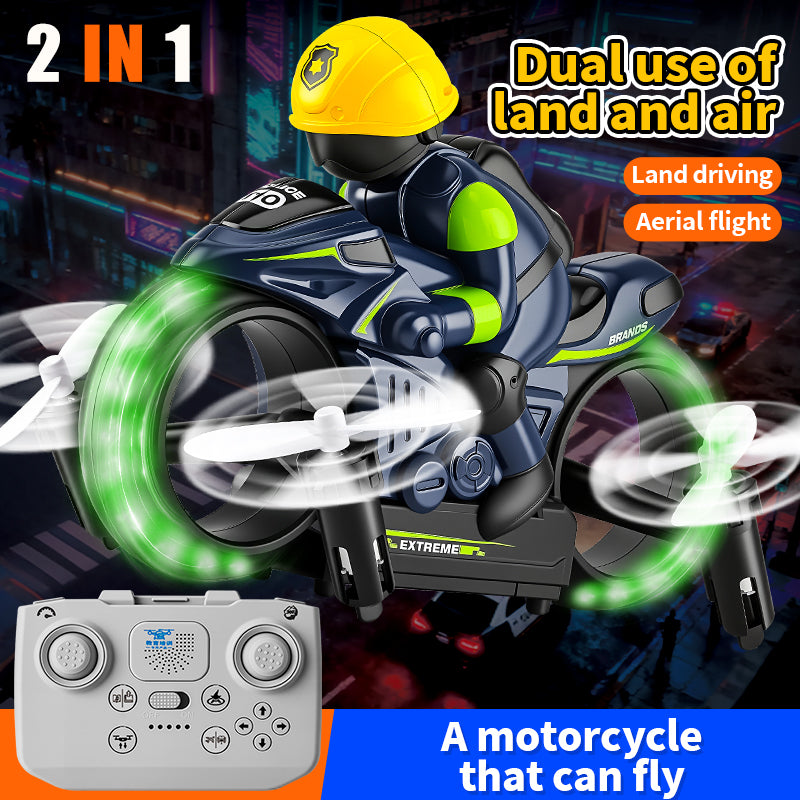 H141 2 in 1 Flying Motorbike – Land & Air Dual Mode RC Motorcycle
