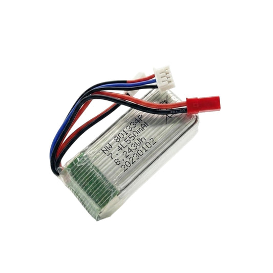 QIDI-550 7.4V 550mAh 2S LiPo battery for 6CH RC stunt airplane