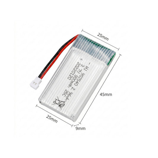 MF-X7 3.7V 800mAh LiPo battery for Phoenix and Dragon RC planes