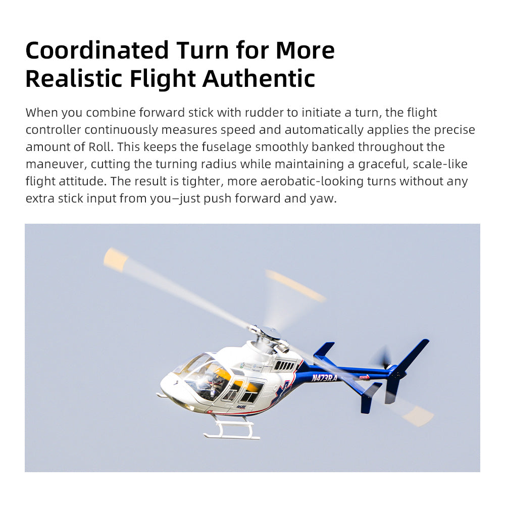 Fly Wing Bell 407 GPS Scale RC Helicopter RTF