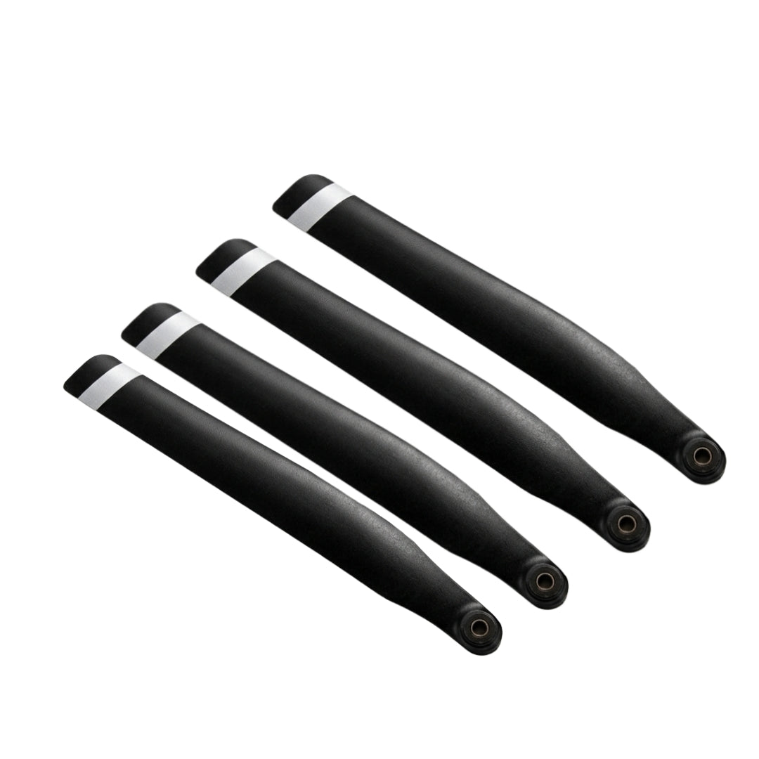 Set de 4 pales principales d'hélice de rotor de remplacement pour RC ERA C184 MD530 (Rouge/Blanc)