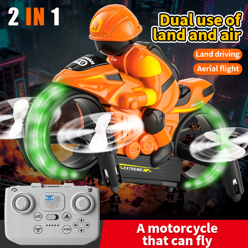 H141 2 in 1 Flying Motorbike – Land & Air Dual Mode RC Motorcycle