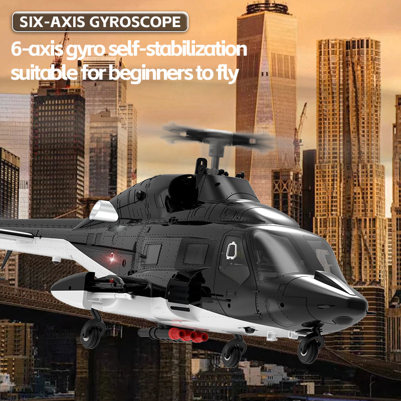 YuXiang F02 1:34 Scale RC Helicopter Airwolf Armed Direct Drive Model