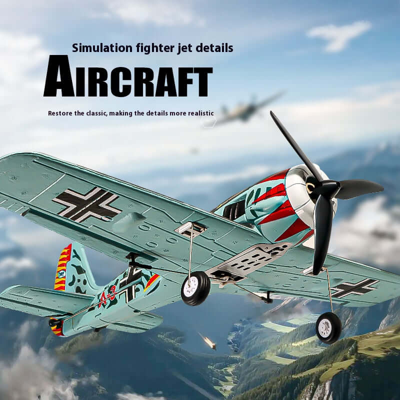 QF013 FW-190 Brushless RC Warbird 4CH 6-Axis Gyro EPP 350mm RTF Airplane | KIDS TOY LOVER