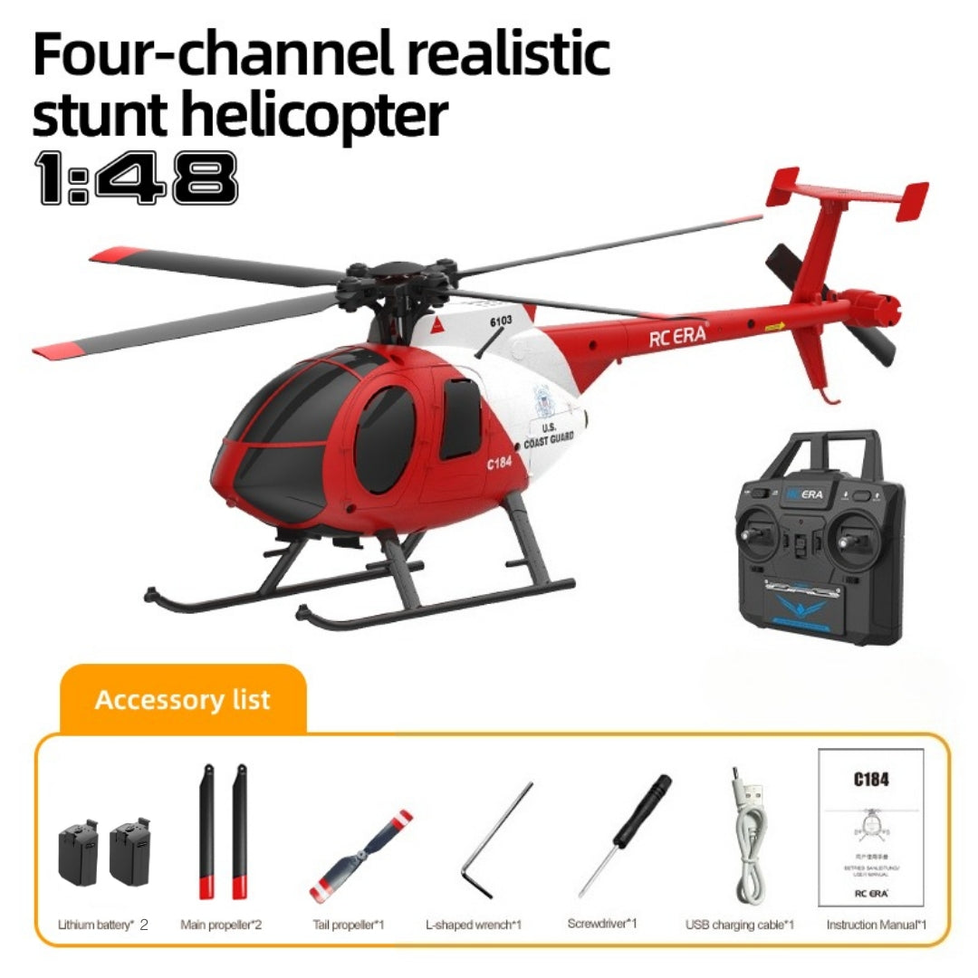 RC ERA C184 1/48 Scale MD530 Helicopter - Optical Flow Positioning RTF