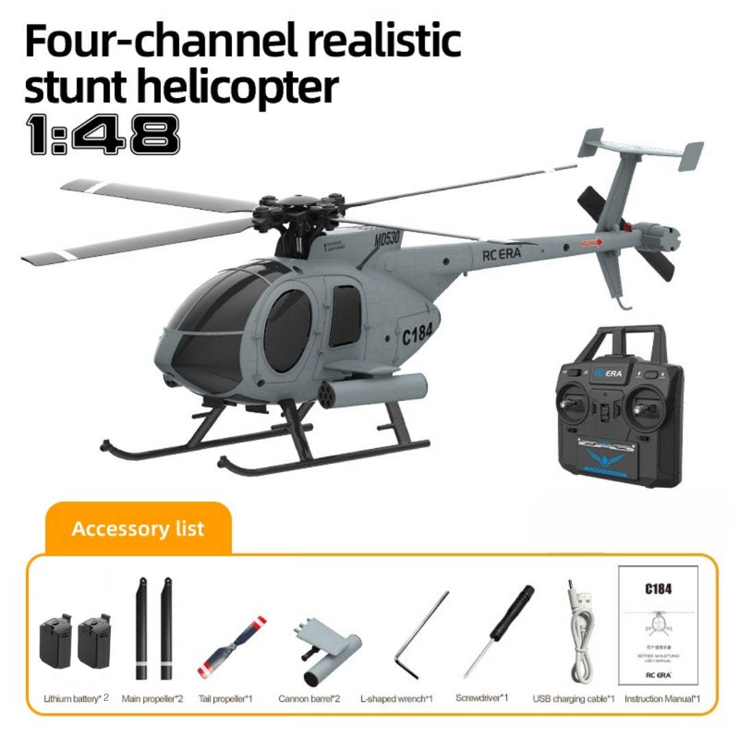 RC ERA C184 1/48 Scale MD530 Helicopter - Optical Flow Positioning RTF