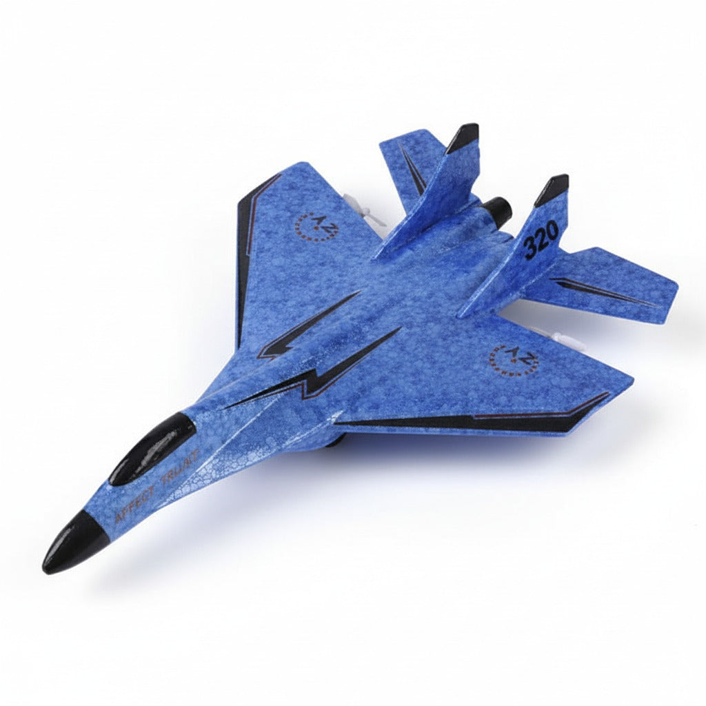 MIG 320 Foam RC Glider Drone | Hand-Thrown Electric Airplane Toy for Boys | KIDS TOY LOVER