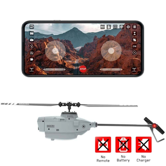 PNP Version - C127 PNP Helicopter Drone 6-Axis Gyro WiFi FPV HD Camera Airframe