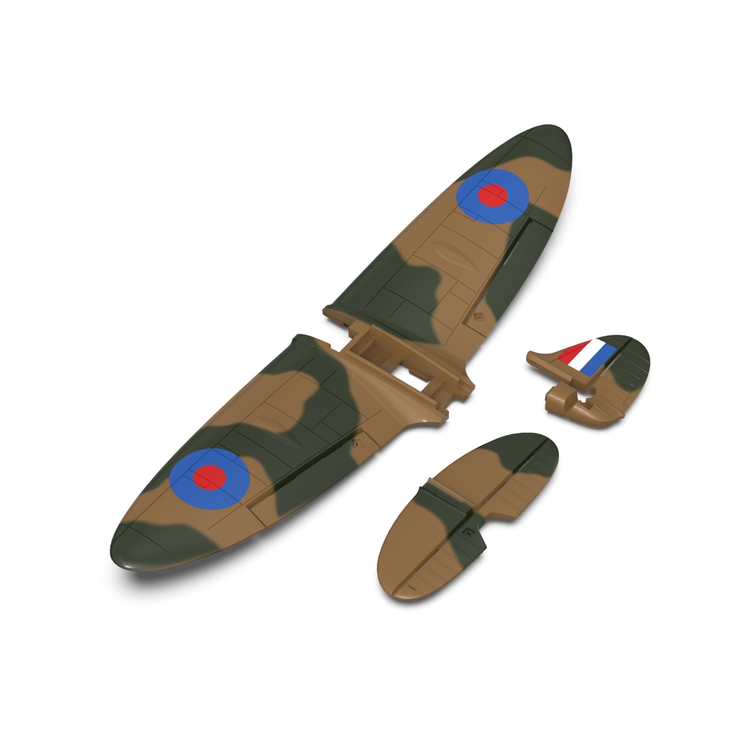 Main Wing and Vertical Tail Set for VolantexRC Spitfire 500mm RC Warbird
