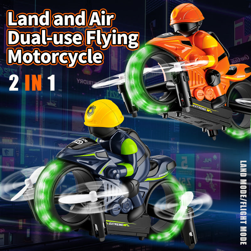 H141 2 in 1 Flying Motorbike – Land & Air Dual Mode RC Motorcycle