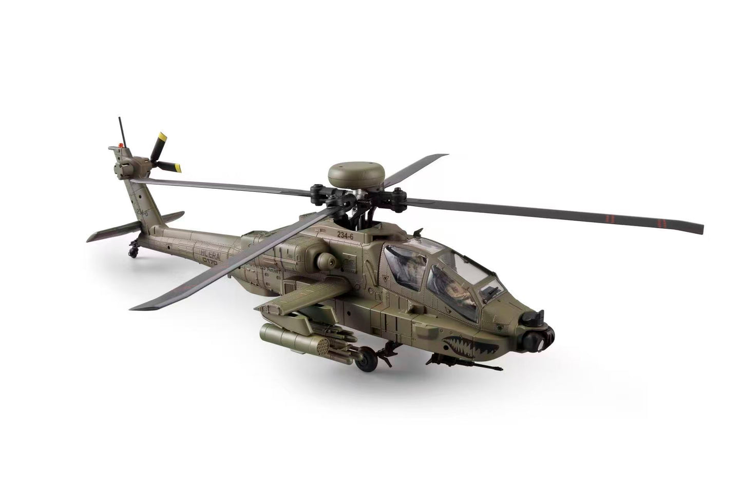 C170 Longbow Apache RC helicopter feature image showing 3D stunt flying mode