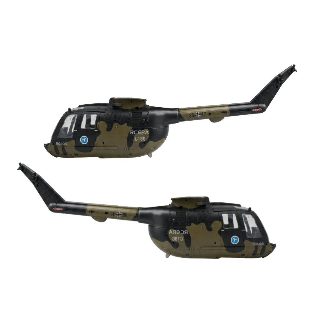 Full Body Fuselage Canopy Shell with Windows Set for RC ERA C180 Helicopter