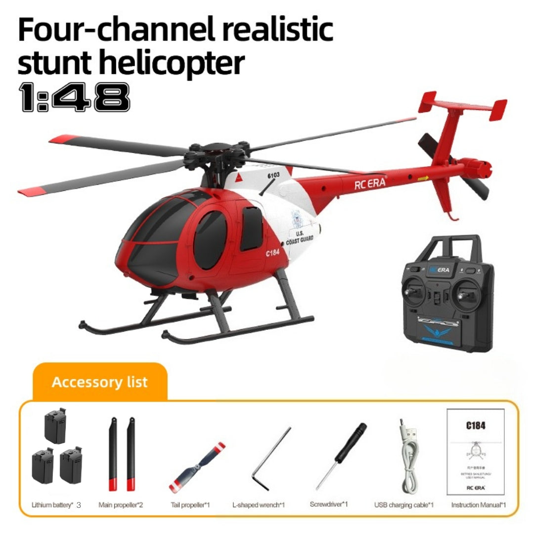 RC ERA C184 1/48 Scale MD530 Helicopter - Optical Flow Positioning RTF
