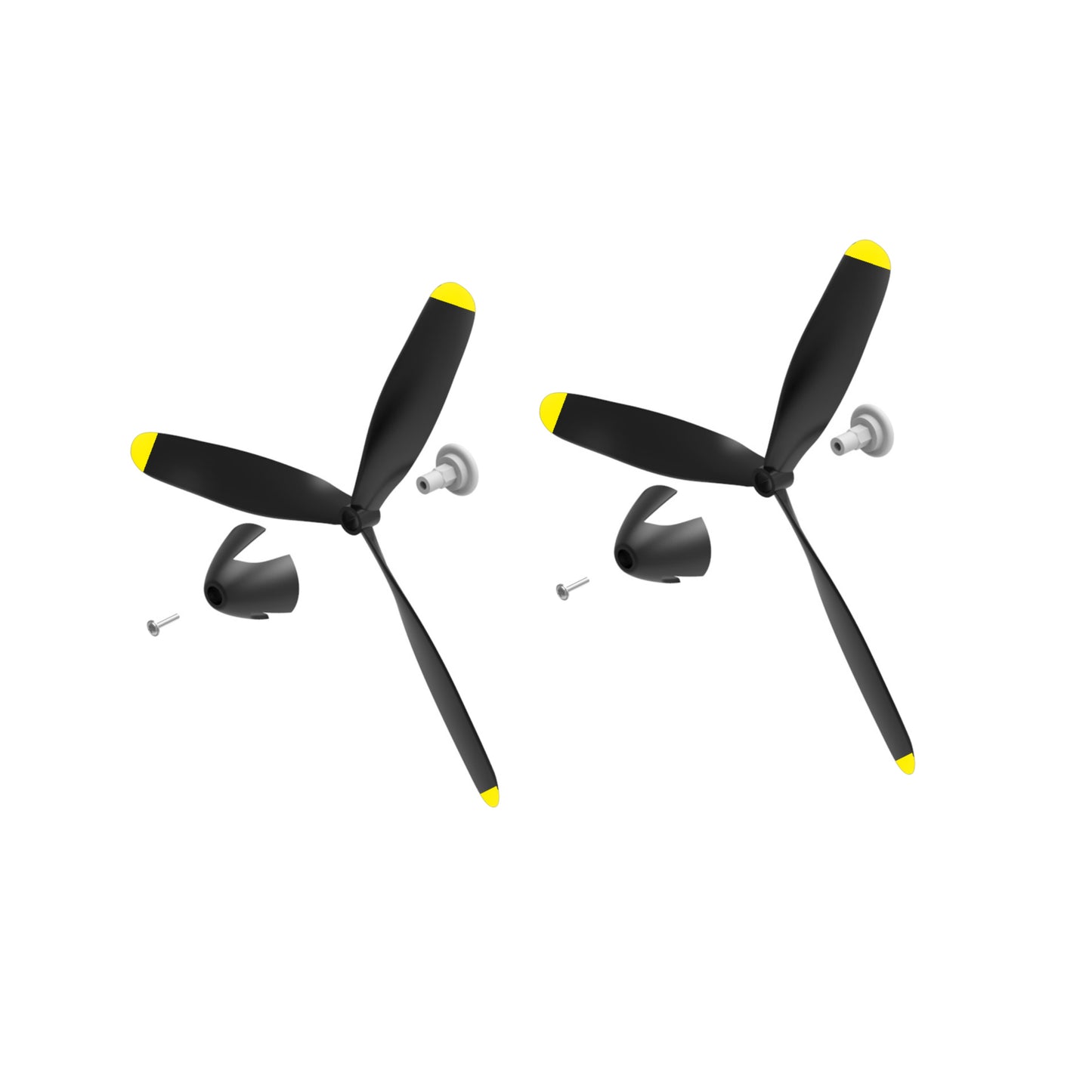 3-Blatt-Scale-Propeller für Volantex EXA76205 Spitfire 400mm 3CH RC-Flugzeug