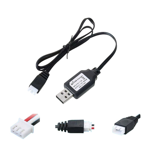 7.4V LiPo USB Charging Cable with XH-3P Connector for RC Car