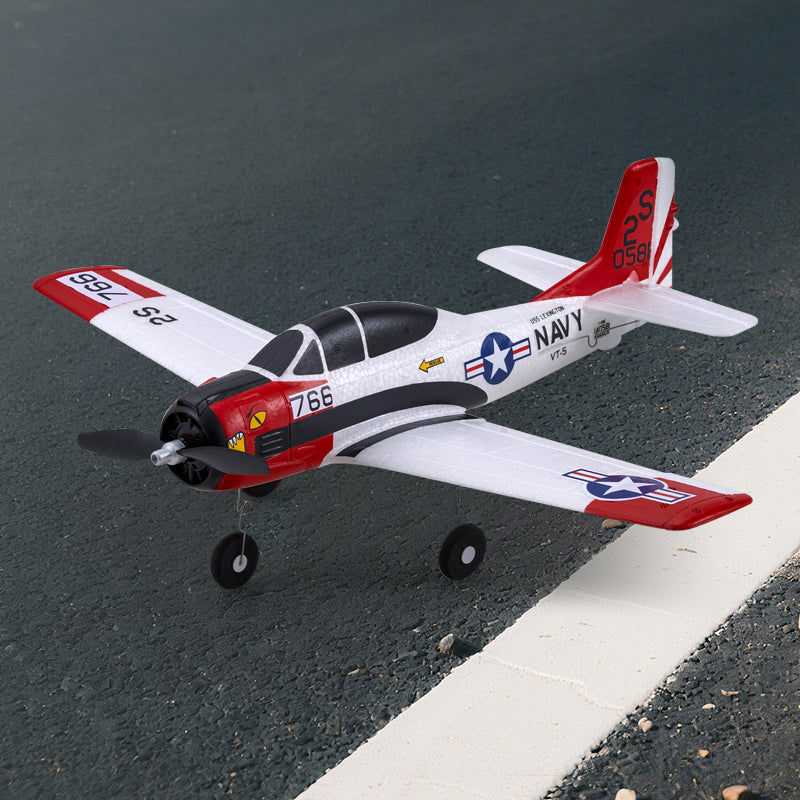 FMS 410mm T-28 Trojan 4CH RTF Avion RC débutant avec stabilisateur Gyro