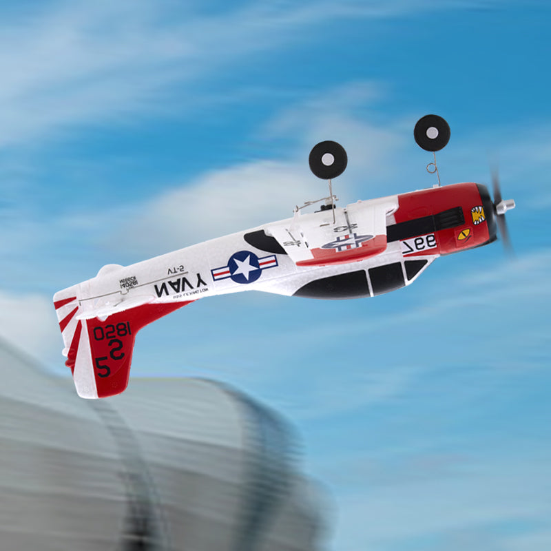 FMS 410mm T-28 Trojan 4CH RTF Avion RC débutant avec stabilisateur Gyro