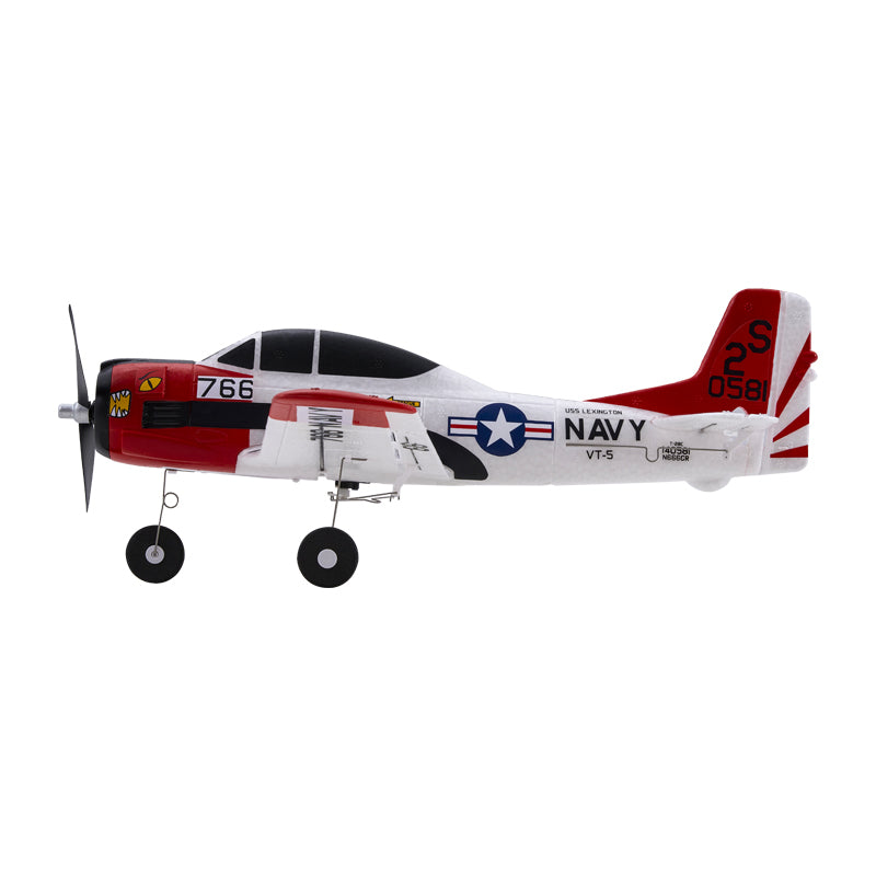 FMS 410mm T-28 Trojan 4CH RTF Avion RC débutant avec stabilisateur Gyro