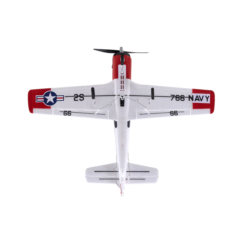 FMS 410mm T-28 Trojan 4CH RTF Avion RC débutant avec stabilisateur Gyro