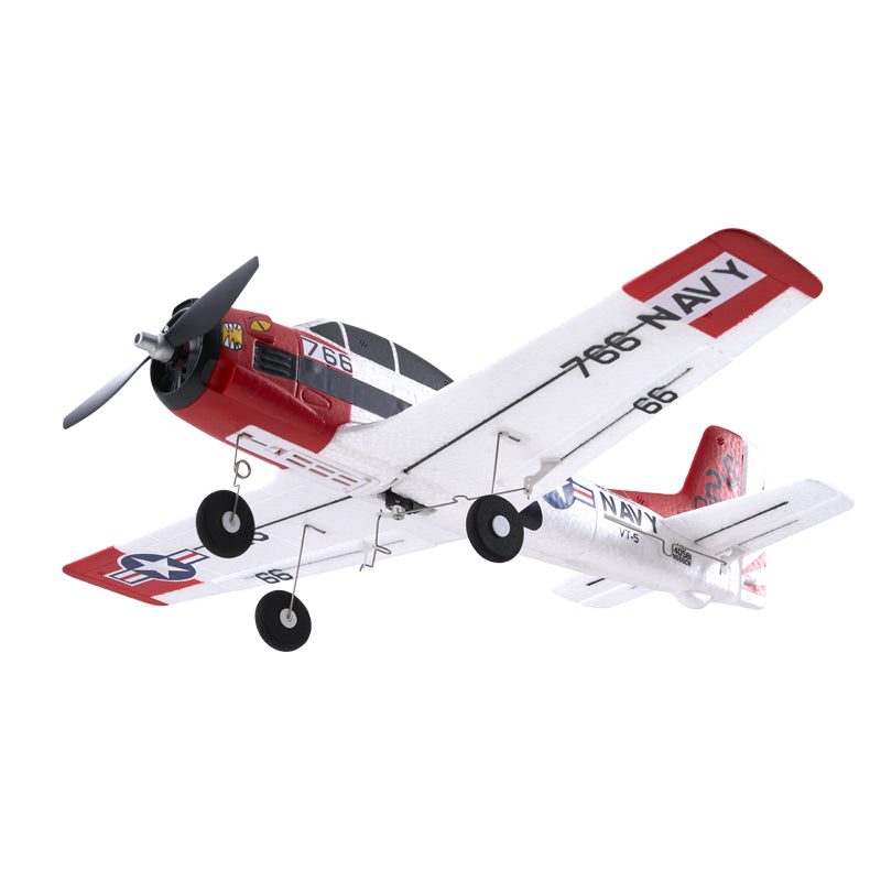 FMS 410mm T-28 Trojan 4CH RTF Avion RC débutant avec stabilisateur Gyro