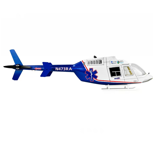 Fly Wing Bell 407 volledige romp en body canopy KIT voor GPS RC helikopter