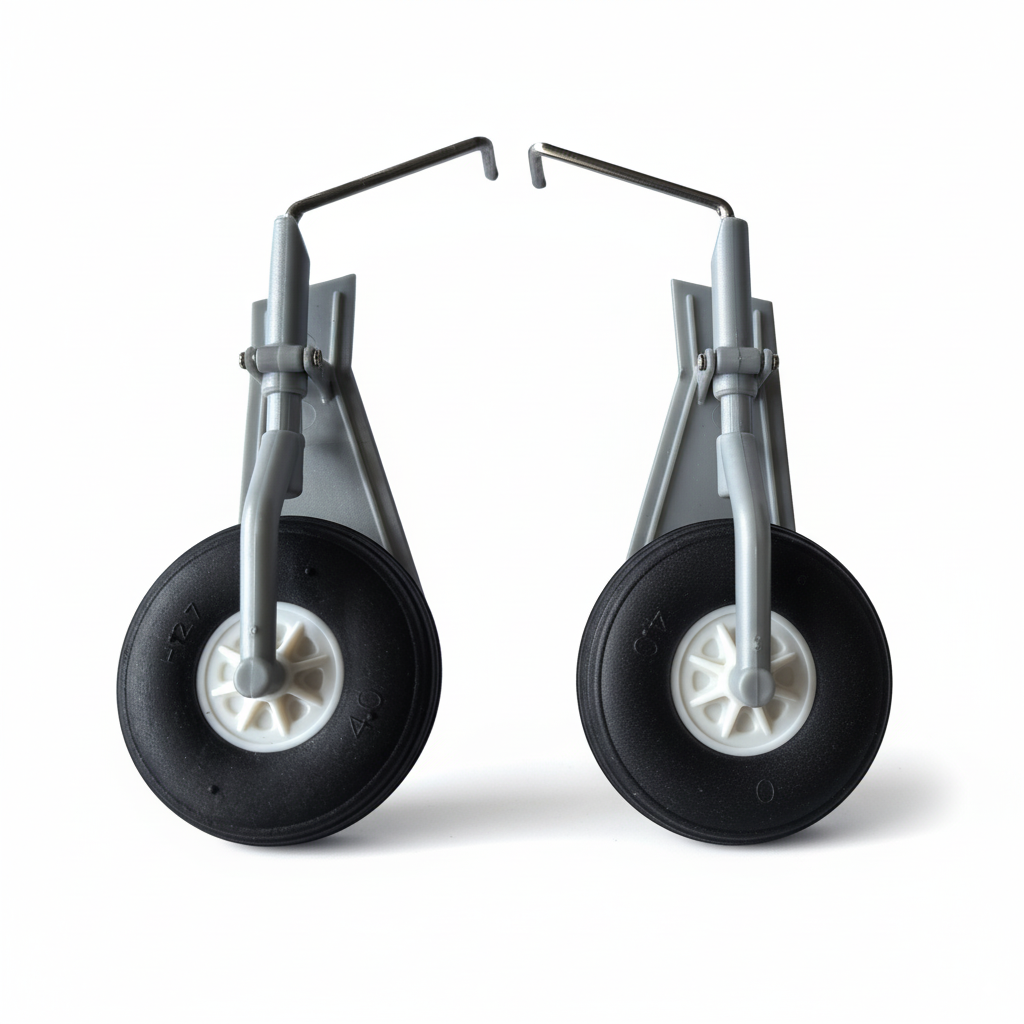 Replacement Front & Rear Wheels for MF-A84 690mm RC Warbird Airplane | KIDS TOY LOVER