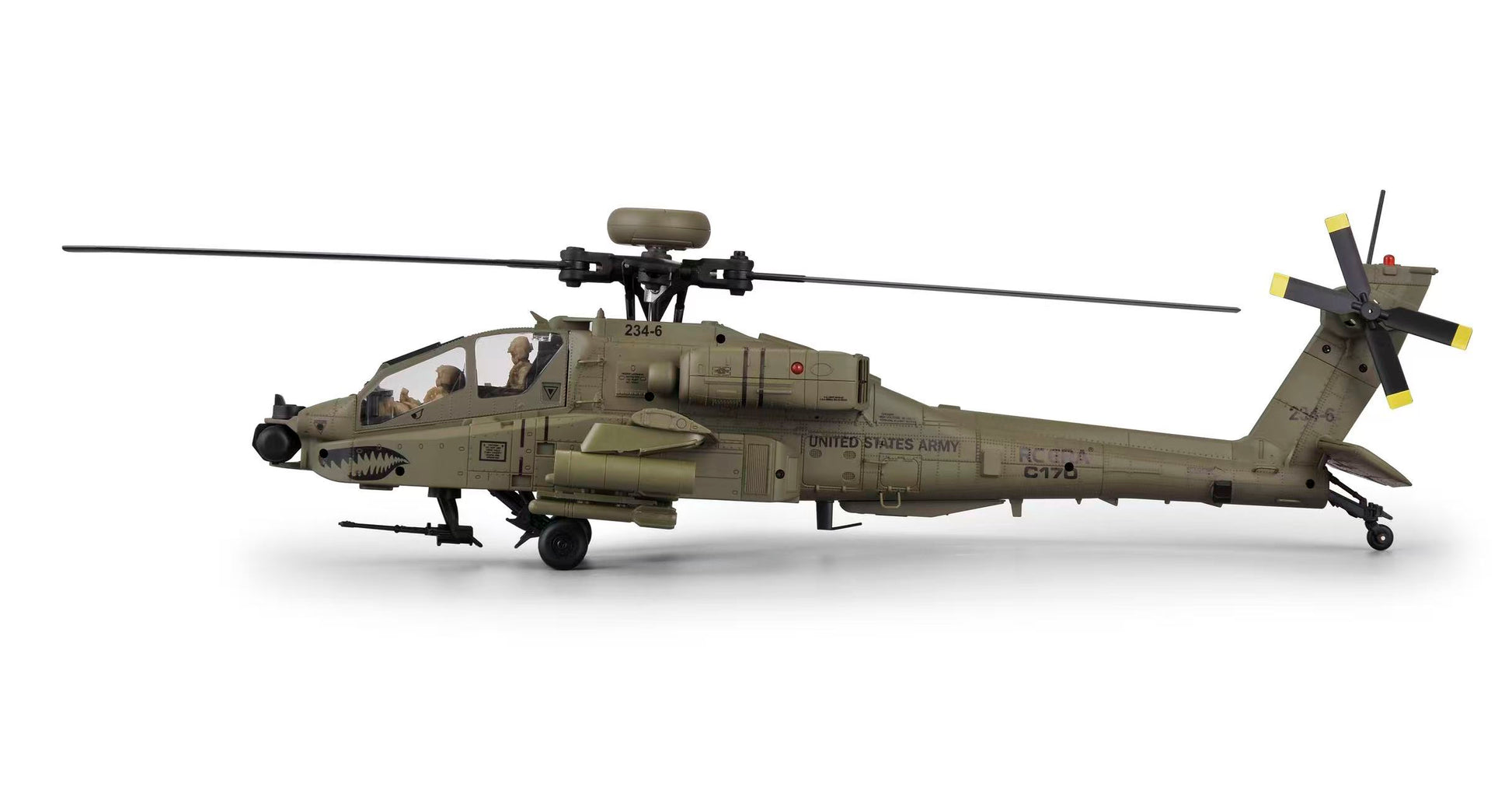 RC ERA C170 helicopter close-up showing rotor, canopy and landing gear details