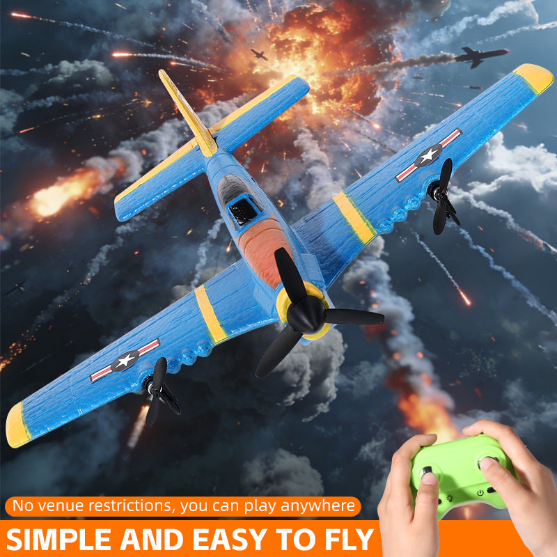 ZY-908 P-51 Mustang RC Foam Airplane - Easy to Fly Remote Control Fighter Jet
