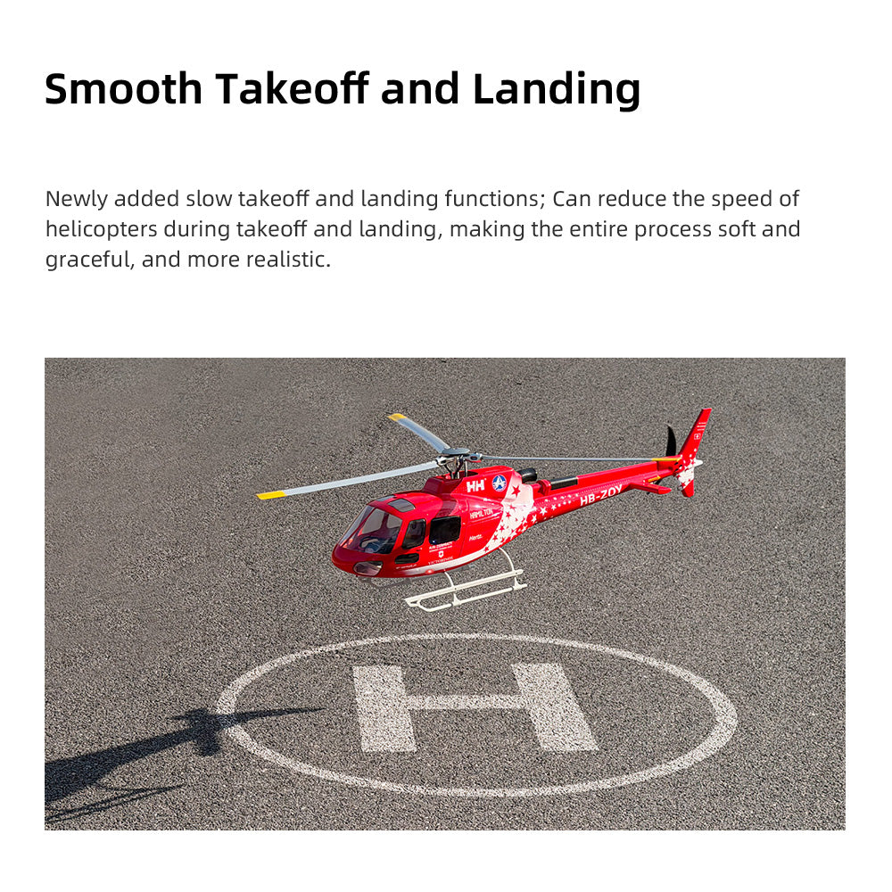Flywing AS-350 Scale RC Helicopter with ACE M10 GPS Flight Controller
