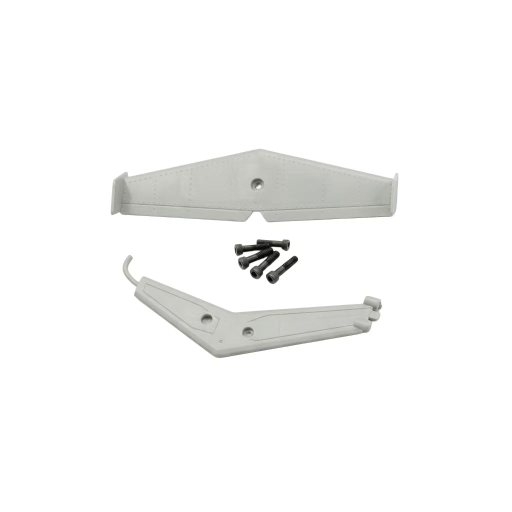 RC ERA C184 Tail Wing Stabilizer Set for 1/48 Scale MD530 RC Helicopter (Red-White/Gray)