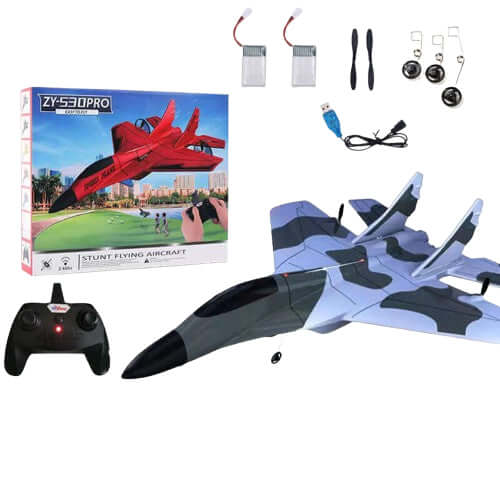  2.4g Glider RC Drone MIG ZY530 Fixed Wing Airplane Hand Throwing Foam - Kidstoylover