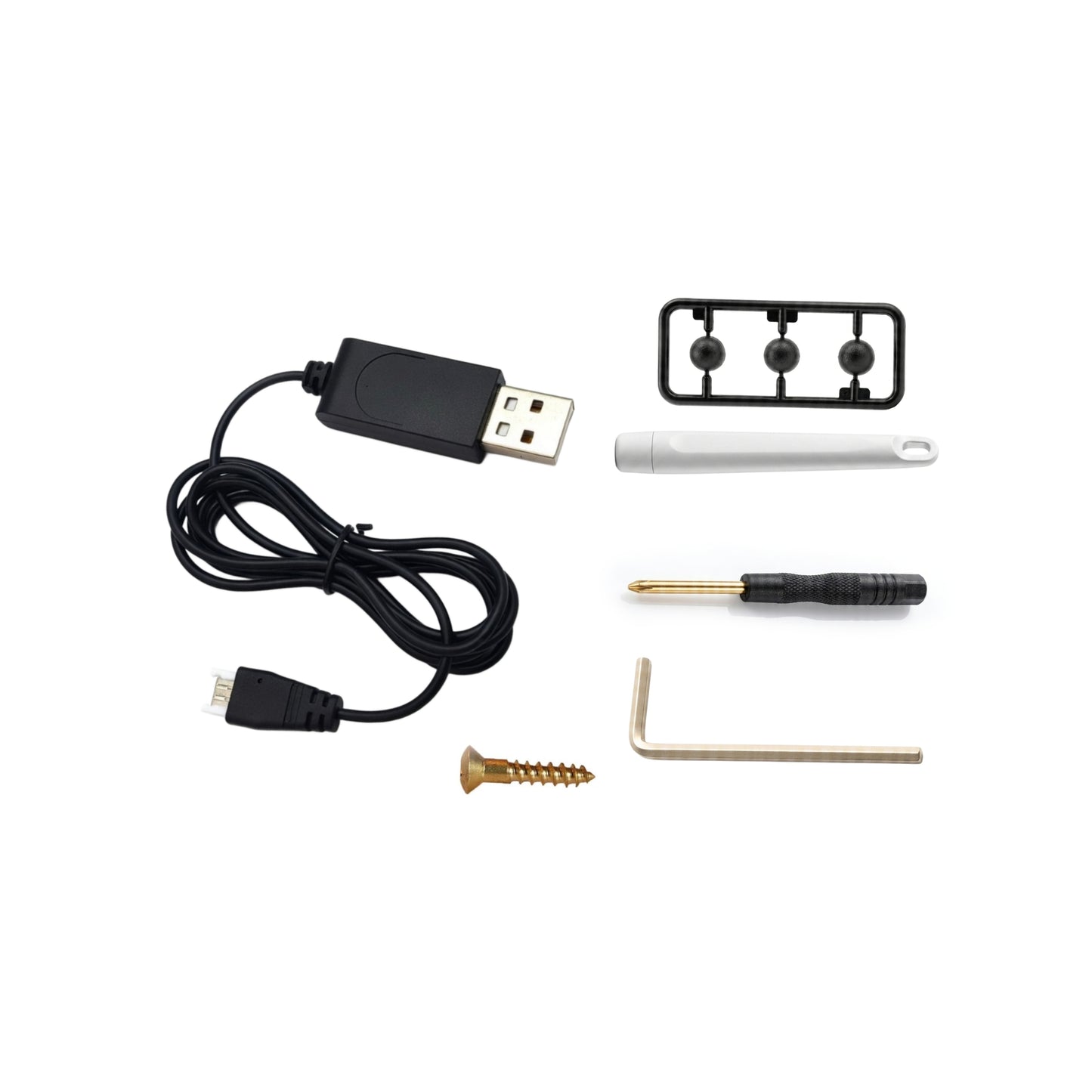 Hardware Accessories Pack with USB Charger for QIDI 580 SR22 RC Plane