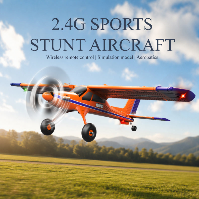 QIDI-590 4CH RC sin escobillas Avión Acrobático con Equilibrio Automático 2.4G