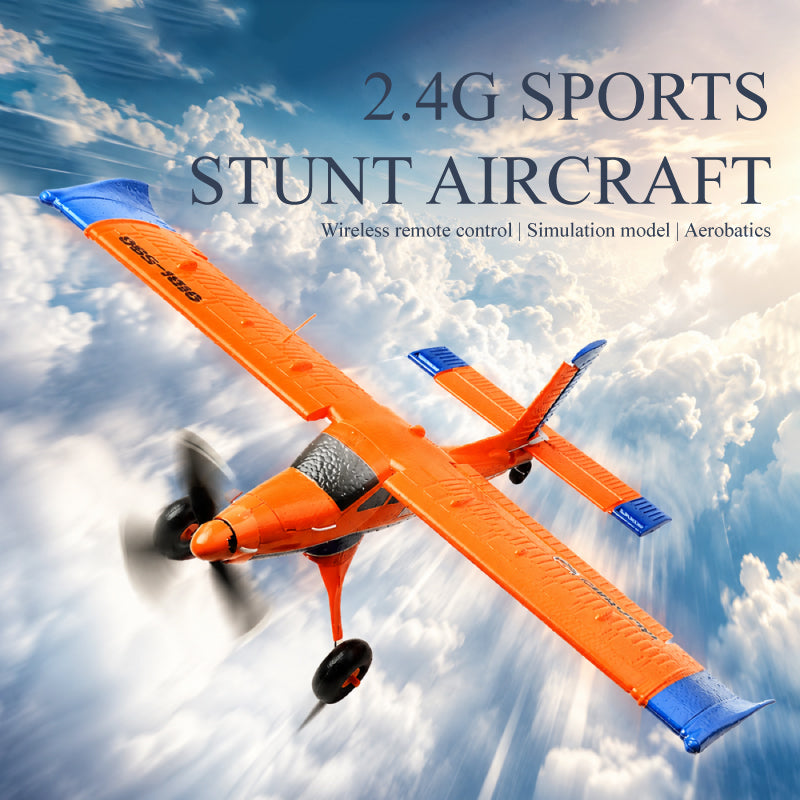 QIDI-590 4CH RC sin escobillas Avión Acrobático con Equilibrio Automático 2.4G