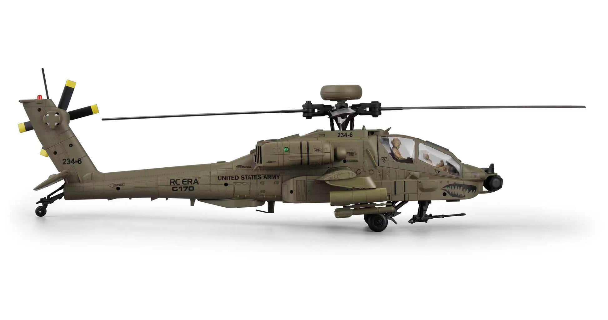 C170 Apache RC helicopter package and accessory overview