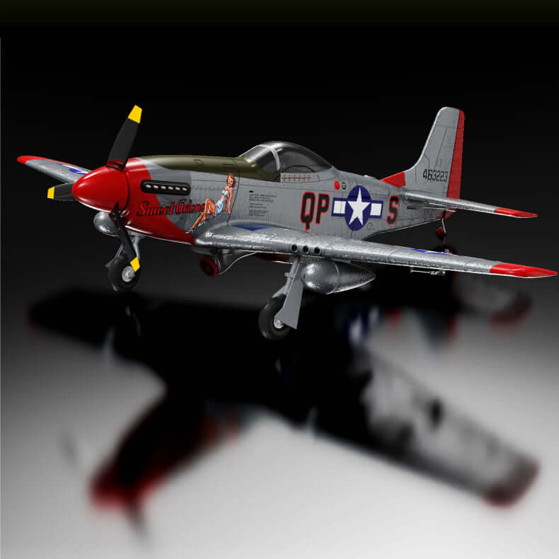 MOFLY P-51D 690mm Brushless RC Warbird, Optional FPV Camera & Phone Mount | KIDS TOY LOVER