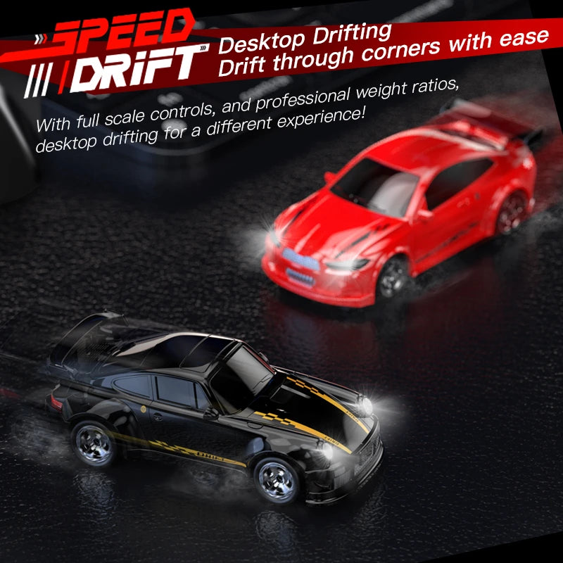KBIBCK Mini RC Drift Car, 1:64 op afstand bestuurde auto, 2,4 GHz, 4WD speelgoedauto, drift RC-auto met licht, voor jongens, meisjes en volwassenen, cadeau, blauw (wit KBIBCK Mini RC Drift Car, 1:64 op afstand bestuurde auto, 2,4 GHz, 4WD speelgoedauto, drift RC-auto met licht, voor jongens, meisjes en volwassenen, cadeau, blauw (wit